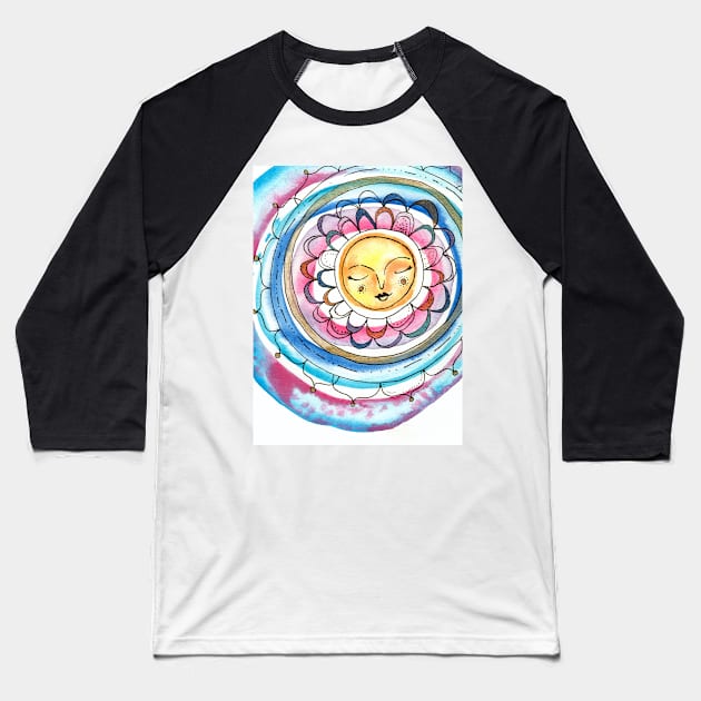 Sunshine Baseball T-Shirt by gaea